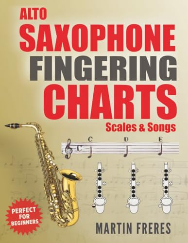 Alto Saxophone Fingering Charts, Scales & Songs: A Complete Beginner's