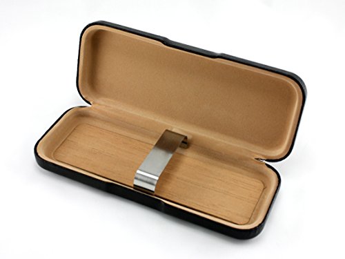 Skyway Cobra Cigar Case Holder Travel Humidor with Humidifier Black - Flip Top by Skyway Products