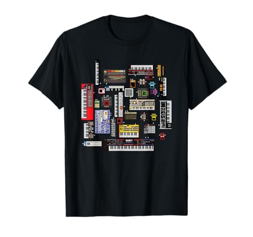 Analog Modular Synthesizer Music Producer Keyboard T-Shirt