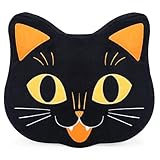 Halloween Black Cat Pillow Stuffed Plush Animal Shaped Pillow Decorative Throw Pillows for Bed Couch Sofa Cushion Car