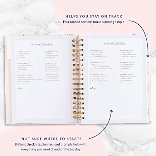 Busy B Bride To B Wedding Organizer With Tabbed Sections/Checklists/Pockets #TOP2