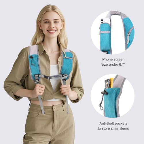 Mochila de senderismo MOSISO 15L plegable ligera miniatura 5