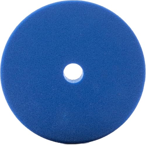 SDO Blue Foam Heavy Polishing Pad (2 Pack 5.5”) - Premium Standard Duty Orbital Polishing Pads for Painted Surfaces. (Fits 5" backing plate.)