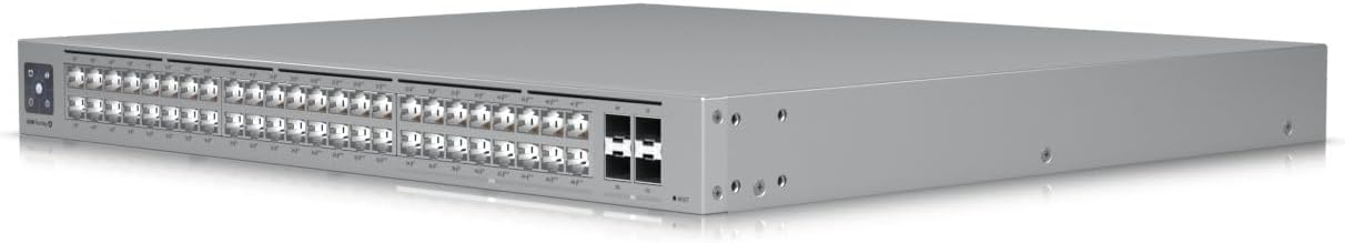 Ubiquiti Networks USW-Pro-Max-48-PoE, 48-Port Managed PoE+ Gigabit Switch, 720W Power Budget, Layer 3, SFP+ Uplinks