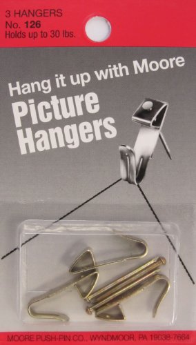 Moore Push-Pin 30-Pound Picture Hanger and Nail