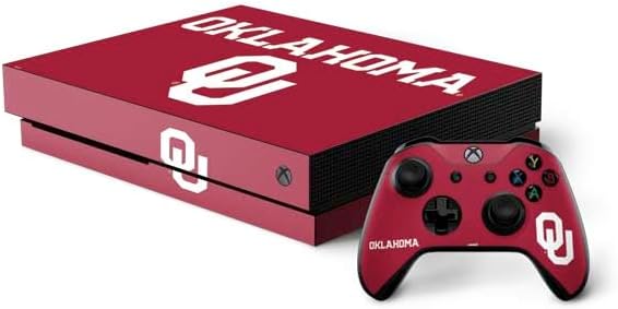 Skinit Decal Gaming Skin Compatible with Xbox One X Bundle - Officially Licensed University of Oklahoma Basketball Design