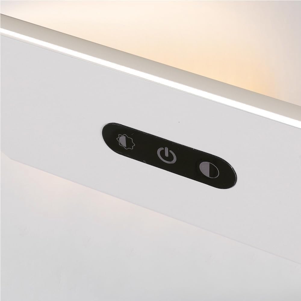 Dimmable Modern Long Wall Sconce Up Down Light Strip Lamp Mounted Interior Decoration for Bedroom Dining Room Apartment Living Room Lighting Fixture(White,90cm)