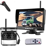 Telecamera per Retromarcia auto senza fili 18LEDs Infrarossi Visione...