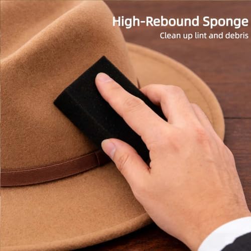 5 Pcs Felt Cowboy Hat Cleaning Brush Set, Horsehair Clothes Shoe Brush Kit — 사진 7