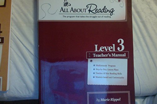 All About Reading Level 3 Teacher's Manual 1935197479 Book Cover