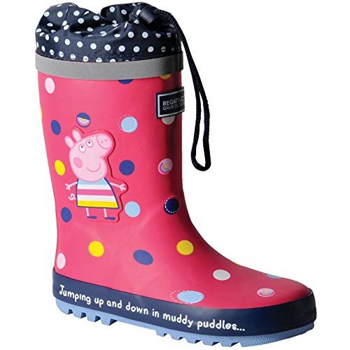 Image of Regatta Kids Peppa Splash Adjustable Comfort Welly