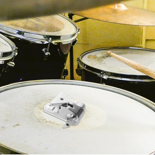 Abrazadera metálica para cowbell de batería universa miniatura 4
