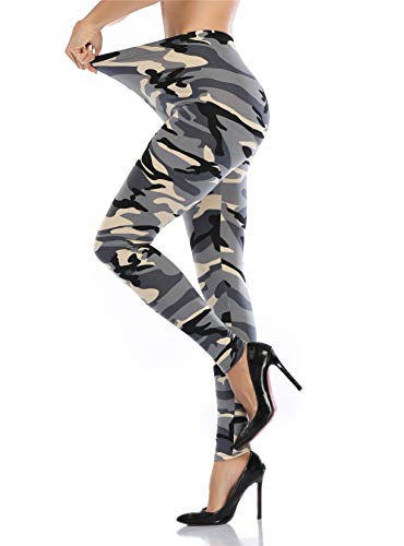VOGUEMAX Womens Ankle Length Leggings Buttery Soft High Waisted Stretch Basic Solid Full Length Leggings Pants - Image 5