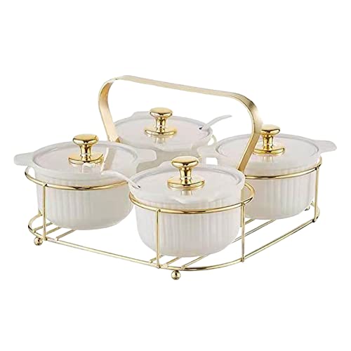 Generic Conjunto de caixa de tempero, com bandeja de recipientes de especiarias conjunto de recipien