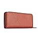 Lanxivi Genuine Leather Fountain Pen Case 3 Divided Slots Coffee Color, Zippered Pen Case Pouch, Handmade Display Holder for Rollerball Pen