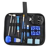 Uhren Demontage Reparatur Werkzeug Set mit Gehäuseöffner, Federstangen Entferner, Bandeinsteller für professionelle Uhrenwartung, Reparaturausrüstung