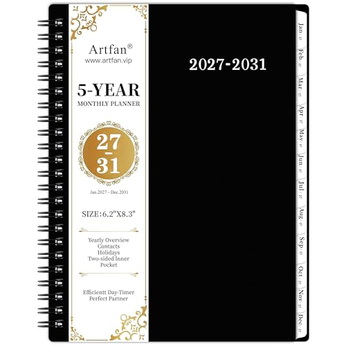 5-Year Monthly Planner with Tabs