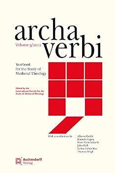 Hardcover Archa Verbi, Volumen 9-2012: Yearbook for the Study of Medieval Theology Book