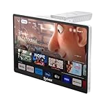 Sylvox Small TV, Kitchen TV Smart Google TVs, 15.6 inch 1080P Under Cabinet Television flip up & Down, Small Smart TV with Google Assistant Chromecast WiFi Bluetooth, Perfect for Kitchen Bedroom RV