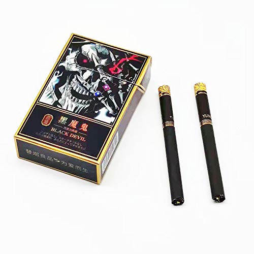Yunnan Chinese Herbal Medicine, Green Tea, Cigarettes, Herbal Tea, Smoked Tea, Cigarette Substitute, Smoke-Free-Nicotine-Free (10 Packs,Black Devil 2 (Chocolate Flavor)) - Thumbnail 4