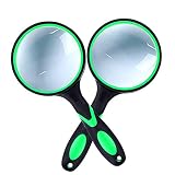 Magnifying Glass 10X Handheld Reading Magnifier, 65mm Thicker Magnifying Glass Lens Magnifier Lens w