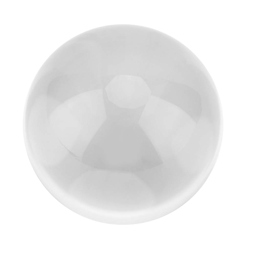 Boule de cristal 80mm avec support en bois pour decoration d'interieur