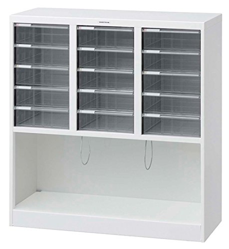 ナカバヤシ アバンテV2フロアケース A4書類収納 深5段3列 AF-M15シロ