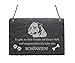 Produktbild Schiefertafel « ENGLISCHE BULLDOGGE 02 - schönster Hund der Welt » Spruch + Hunde Motiv - Schild Türschild Dekoschild Dekoration - Hunderasse England