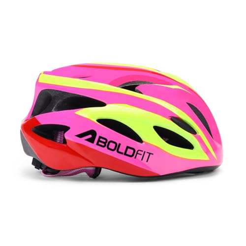 Image of Boldfit Cycle Helmet for Kids Protective Padded Montain Biks Cycling Helmet with Adjustable Strap Bicycle Riding & Skating Skull Helmets for Childrens Saferider Protection Helmets