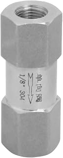 304 Stainless Steel Hex Split Check Valve High Temperature Pressure Endurance One Way Valve for Industrial Use (A)