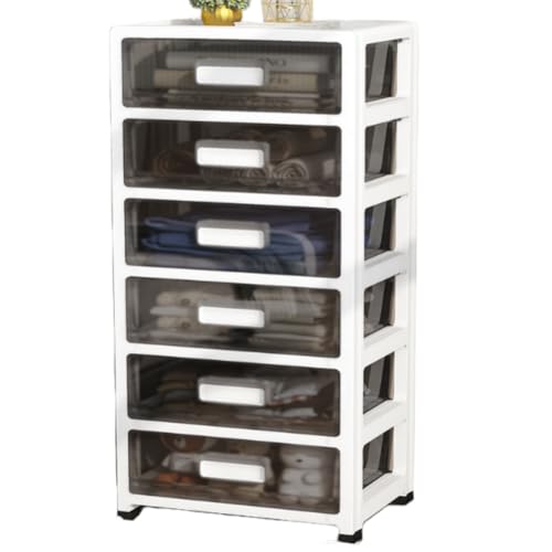 キッチンチェスト 隙間収納 サイドキャビネット プラスチック チェスト 衣装ケース 3/4/5/6段 35*縦26cm 引き出し キャスター付き 簡易ストッパー 耐荷重 シンプル 浴室 リビング キチン