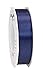 Produktbild PRÄSENT C.E. Pattberg Satin dunkelblau, 25 m Satinband zum Einpacken von Geschenken, 25 mm Breite, Geschenkband zum Dekorieren & Basteln, Dekoband, Anlass