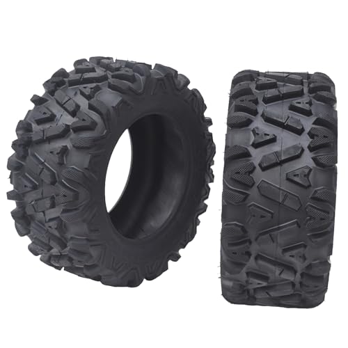 Set of 2 AT 26x9-14 ATV Tires, All Terrain 6PR 26x9x14 ATV UTV Trail Mud Sand Off-Road Tires for UTV/ATV, Run-Flat Tires with Enhanced Traction