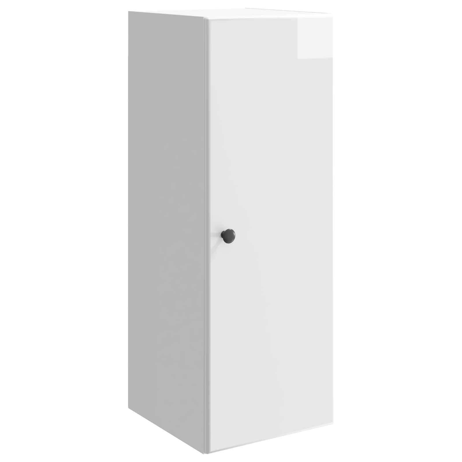 Armoire suspendue moderne en bois blanc pour salon et garage