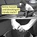CleanAid OneTouch GO! Wischmopp aus Edelstahl – Segment-Stiel, PVA Schwammmopp, One-Touch...
