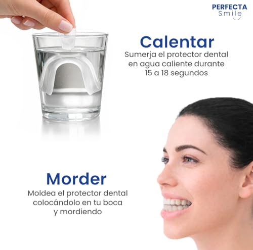 Boston Tech 10 Férulas Dentales para Bruxismo Nocturno | Protector Bucal para Rechinar y Apretar los Dientes Ajuste Personalizado Uso para Dormir y Deporte | Sin BPA | Estuche Protector Incluido, ATM - imagen 3