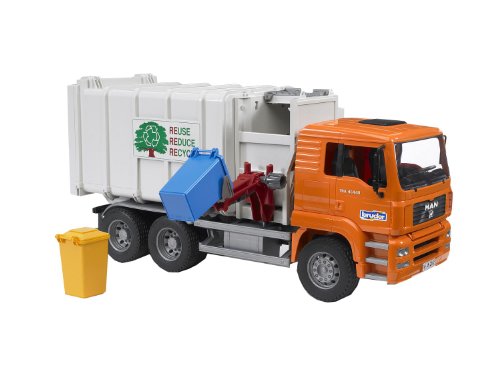 Preisvergleich Produktbild bruder 02761 Toys Man TGA Seitenlader Müll-LKW