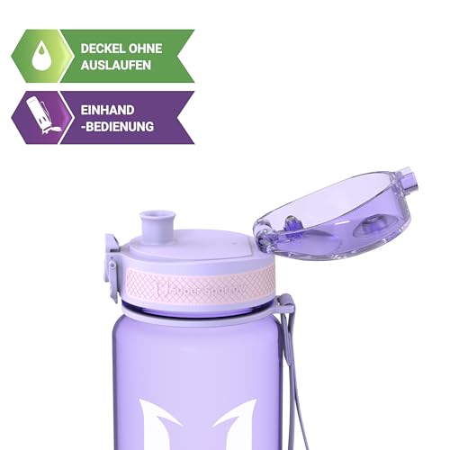 Sparrow Trinkflasche Kinder 500ml - BPA-frei - Tritan Wasserflasche 1-Klick – Ansicht 2