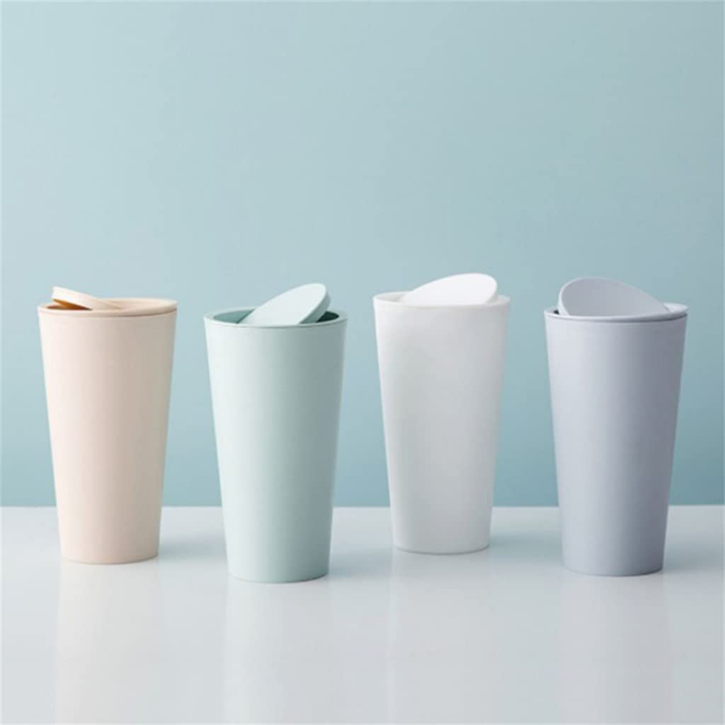 Waste Bin Small Trash Can Mini Desktop Litter Trash Little Tabletop Trashbox for Desk Car Trash Bin Dropship Kitchen(C)