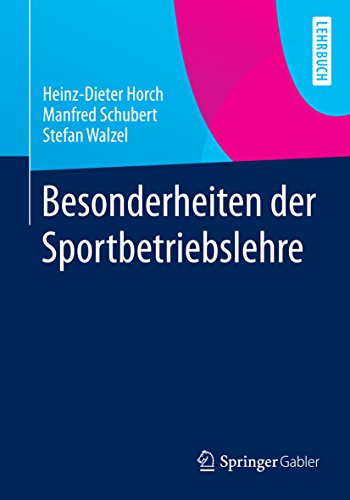 Besonderheiten der Sportbetriebslehre (German Edition)