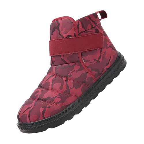 Zapatos descalzos para hombre, forrados, zapatos de invierno para mujer, cálidos, botas de invierno antideslizantes, con puntera ancha, botines antideslizantes para trekking, botas de senderismo para