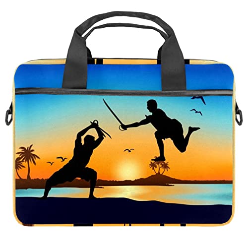 Funda portatil 13 pulgadas con asa y compartimento para tablet de 13.3 pulgadas