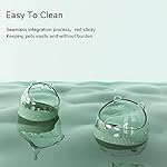 Tafit Cute Hamster Food Bowl Small Pet Gerbils Hedgehog Dwarf Syrian Hamsters Guinea Pig Small Animals Feeding Dish Bowl, White - Image 3