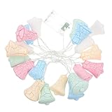 Veemoon LED Lichterkette mit Crackle Glöckchen 3m 20 Leds Batteriebetrieben Dekorative Szenenbeleuchtung für Fest und Heim