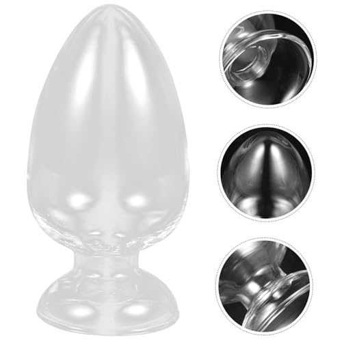 PRETYZOOM 2 Pcs Conical Glass Sample Bottles Leakproof Laboratory Glassware for Specimen Display for Scientific Experiments and Storage