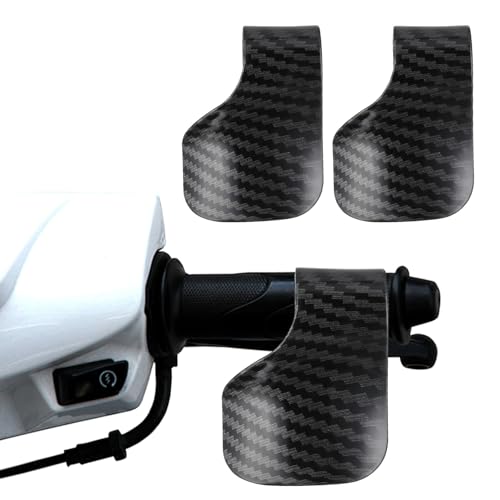 BRIGHTFUFU 2個 汎用オートバイ用製スロットルアシストクリップ 滑り止め設計で手の負担軽減 長距離走行に 簡単取付可能 ブラック