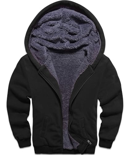 SwissWell Veste Polaire Garçon Noir L