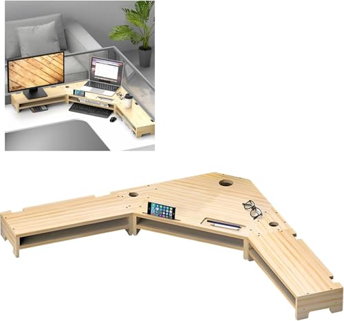 Support d'angle pour écran extra large robuste avec support tablette - 2