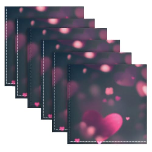 Servilletas de Tela Polyester Set 6 Unidades 20x20 in miniatura 2