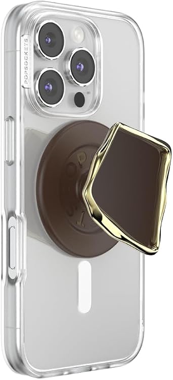 PopSockets Phone Grip for MagSafe, Magnetic Holder- Enamel Cocoa Cut